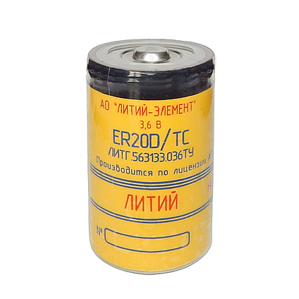 Источник тока ER20D/TC (D) 3,6В 14Ач литиевый